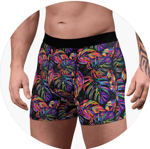 Colorful African People Custom Mens All-Over Print Boxer Briefs Underwear