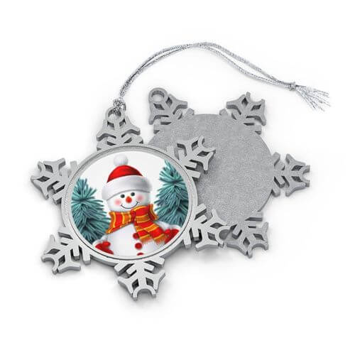 Personalized Christmas Ornaments Snowflake Shape Ornament