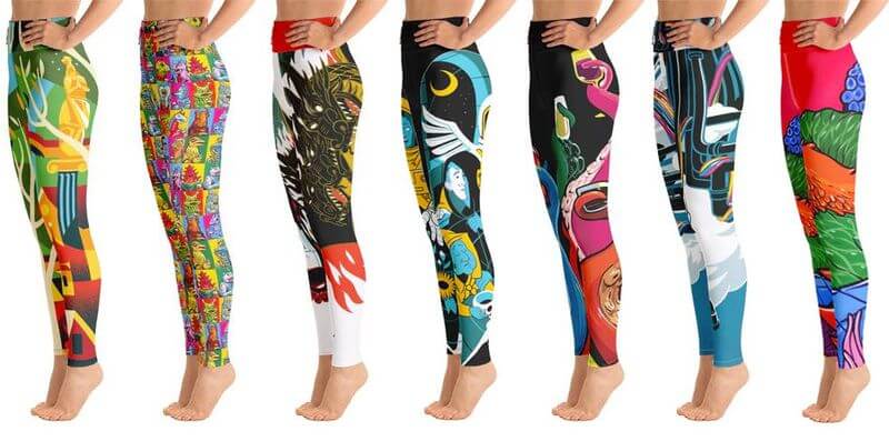 Print on on sale demand yoga pants