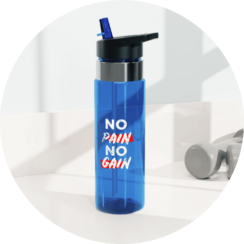 20 Print-on-Demand travel accessories for your online store - Kensington Tritan Sports Bottle