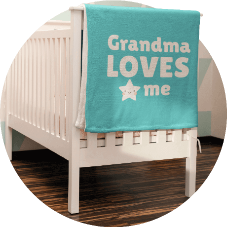 Personalized Baby Clothes Swaddle Blanket