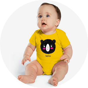 Personalized Baby BODYSUIT One Piece T Shirt HAT BIB & Diaper TOTE BAG Gift Set 