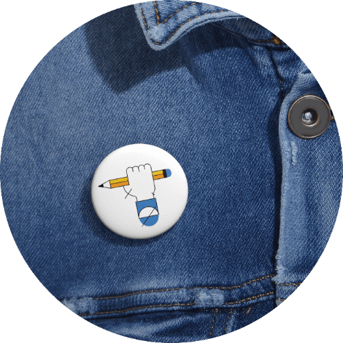 Back-to-school basics - Custom Pin Buttons