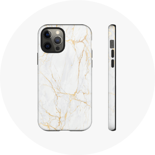 Custom Phone Cases Marbled Design