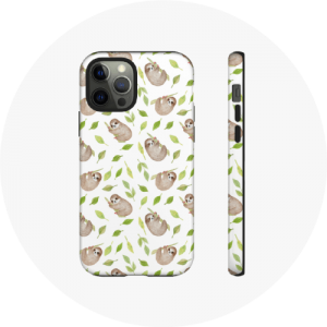 Custom Phone Cases Sloth Design