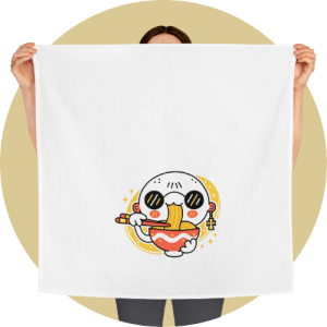 Custom tea towels - Food-themed Design