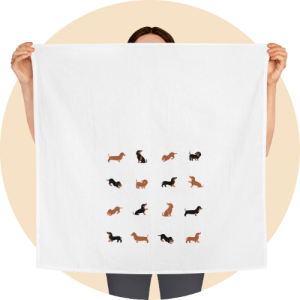 Custom tea towels - Pet theme Design