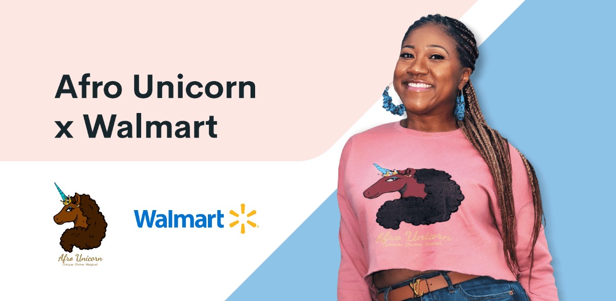 Afro Unicorn X Walmart: April Showers Becomes the First Black Woman to Partner With Walmart for Party Supplies