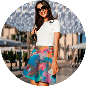 All Over Print Skirts All Over Print Skirts
