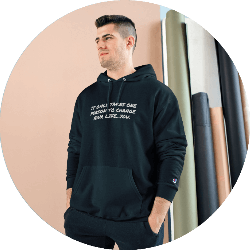 Make your sale own hoodie champion