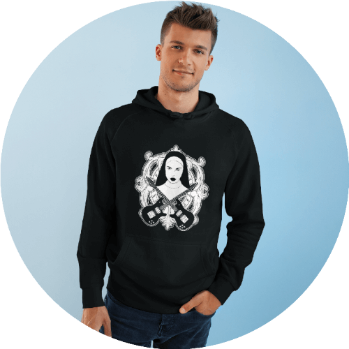 Mineral Wash Hoodie  Custom Printed - Prinitfy