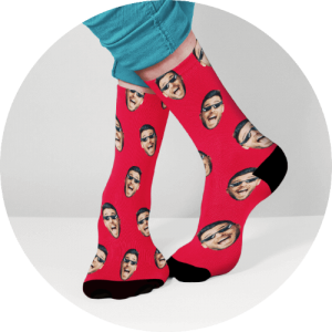 Custom Face Socks Print On Demand