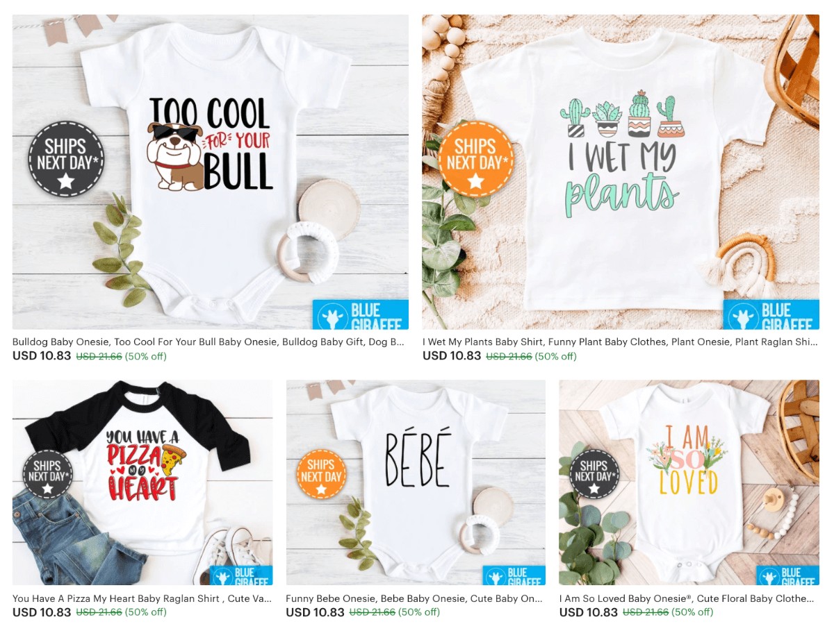 Etsy Shop Ideas Personalized Baby Products