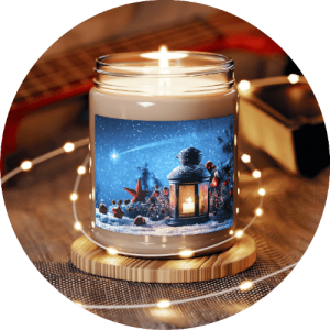Personalized Candles Christmas Candle