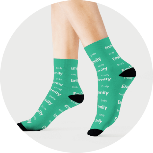 Personalized Socks With Text