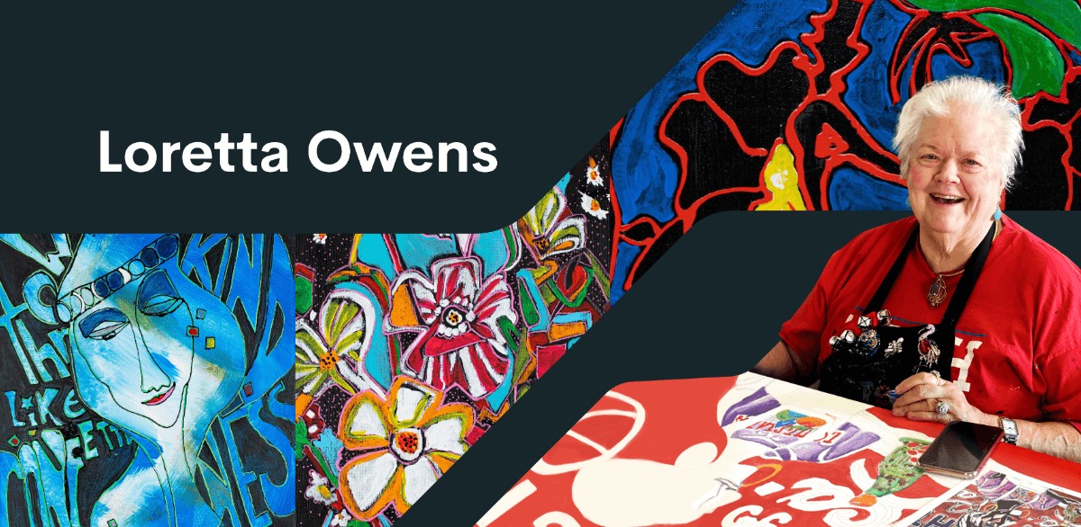 From Learning to Paint at 40, to TikTok Fame at 72, Artist Loretta Owens is a Marvel to Us All