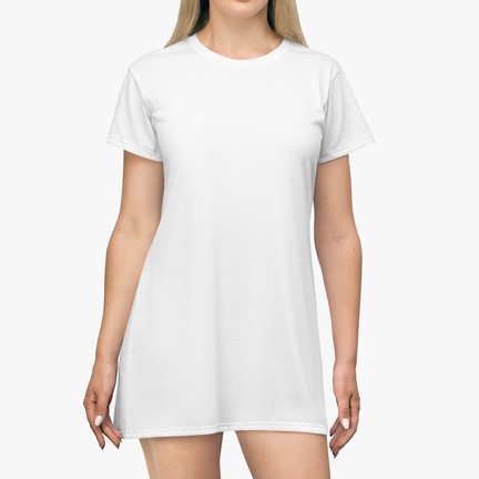 All Over Print T-Shirt Dress