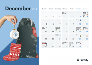 Ecommerce Calendar 2022 December