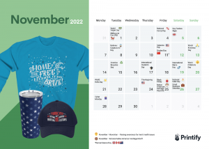 Ecommerce Calendar 2022 November
