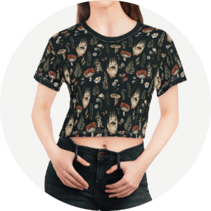 Sublimation Crop Tee