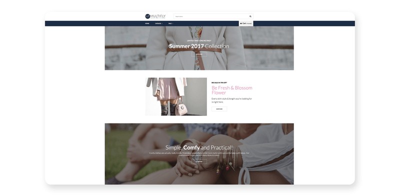 The Best Free Shopify Themes for Your Print-On-Demand Business - Multifly