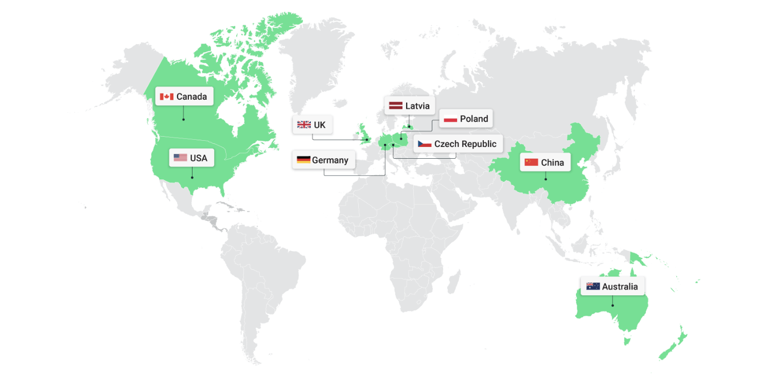 Printify Print On Demand Print Provider Map