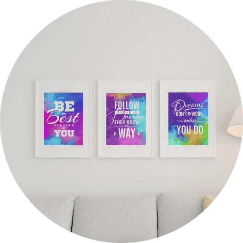 Premium Vector  You can if you think you can inspiring creative motivation  quote poster template