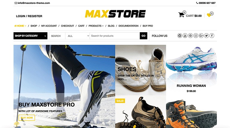 Best WooCommerce Themes for Your eCommerce Website MaxStore