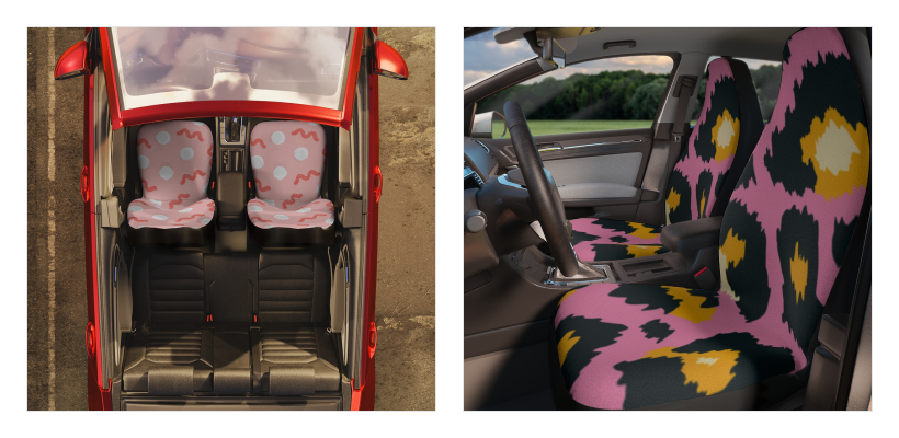 DESIGNER CAR SEAT COVERS