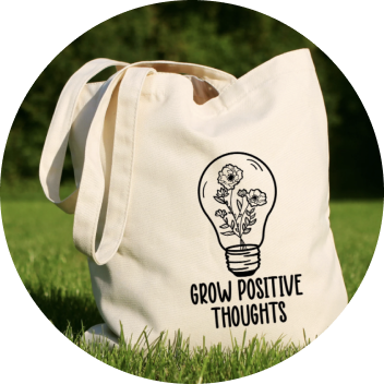 Custom Reusable Shopping Bags Message Design