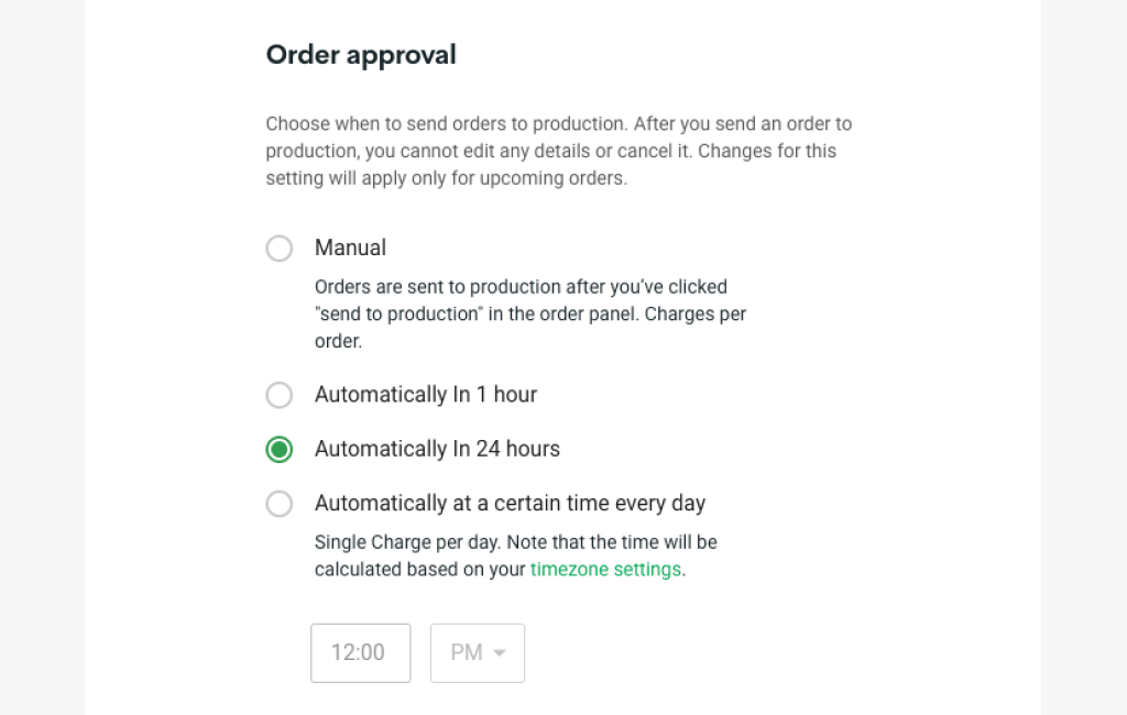 Managing Products And Orders - Sending Orders To Production