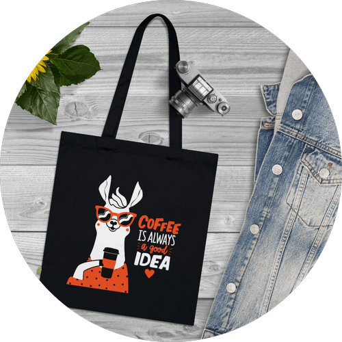 Idaho Screen Printed Tote Bag, Large heavy duty canvas bag – Handmade Idaho