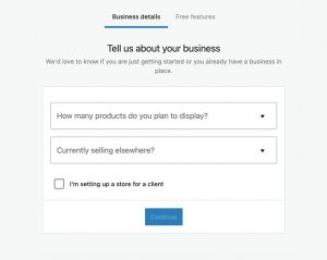 WooCommerce Setup - Fill in business details