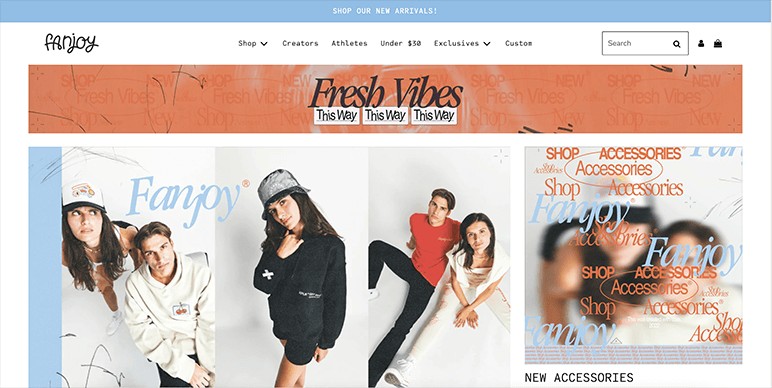 24 Examples of the Best Shopify Stores - Fanjoy