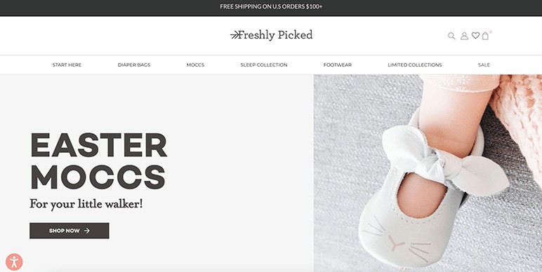 24 Examples of the Best Shopify Stores - Freshly Picked
