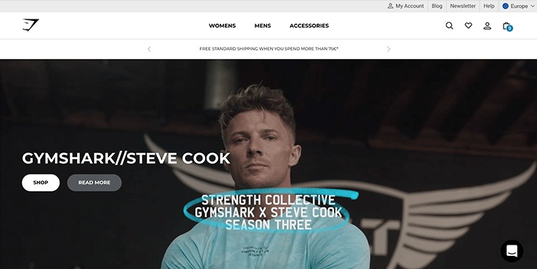 24 Examples of the Best Shopify Stores - Gymshark