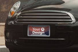 Custom Front License Plate Teaser