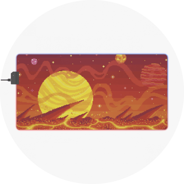 Custom LED Mouse Pads Printify