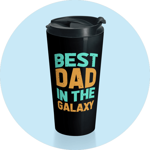 World's Greatest Daddy, Metal Insulated Coffee Mug, Custom Travel