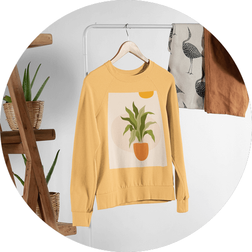 Custom Crewneck Sweatshirt Design Ideas - Plants