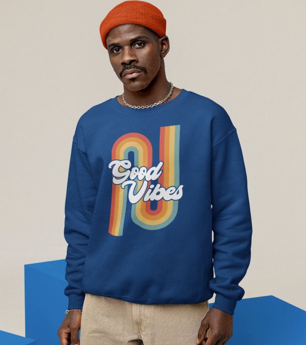 LOGO PRINT CREW NECK SWEATSHIRT