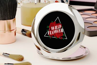 Custom Products Custom Compact Mirror AirPod Case 50