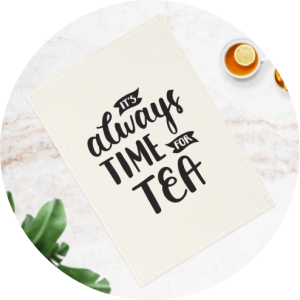 Eco-Friendly Gift Ideas with Printify - Tea Towel for The Kitchen Connoisseur