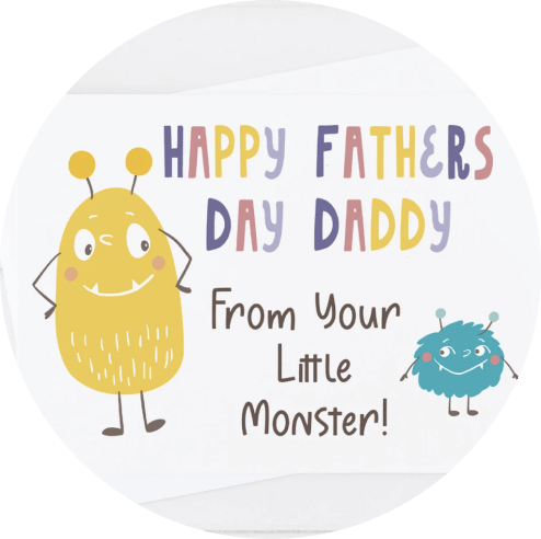 Happy Father’s Day From Your Little Monster