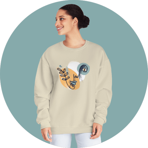 Custom Crewneck Sweatshirt – Printify