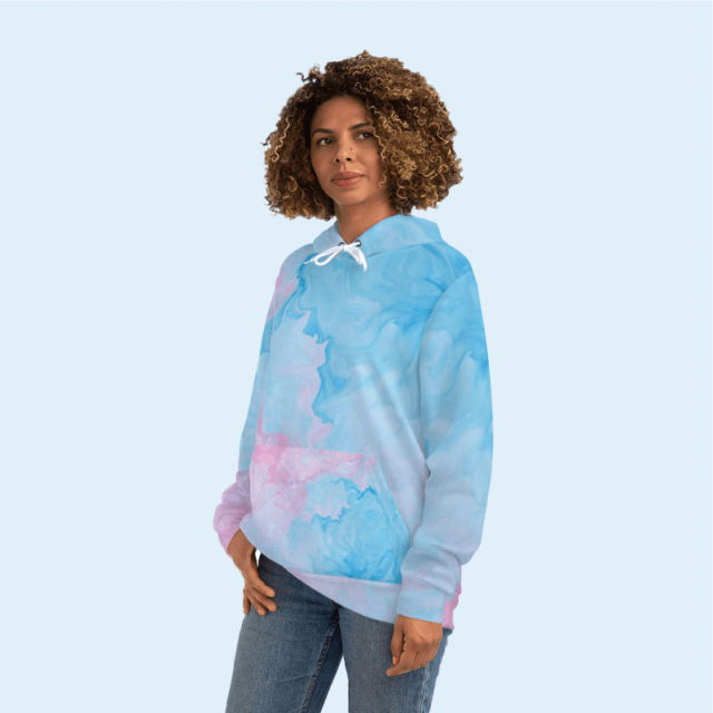 Make and sell custom all-over-print hoodies with Printify