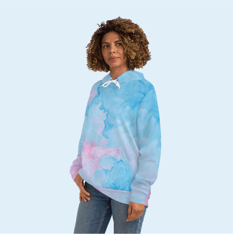 All over print hoodie mockup sale