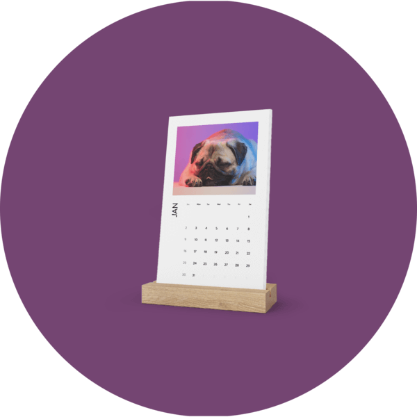 Custom Stationery - Vertical Desk Calendars