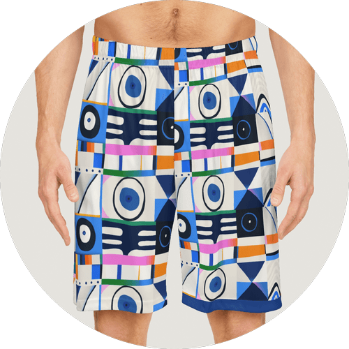 Get Inspired by These Basketball Shorts Designs - Abstract Graphics