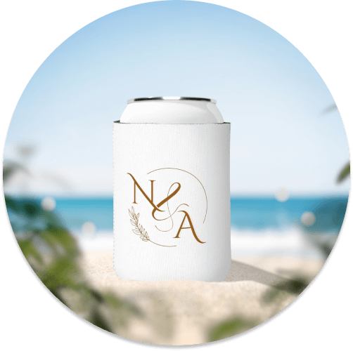 Personalized Wedding Gifts & Merchandise Can Cooler